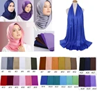 Новая маска-хиджаб Abaya, шифоновый хиджаб для женщин, мусульманская Мода