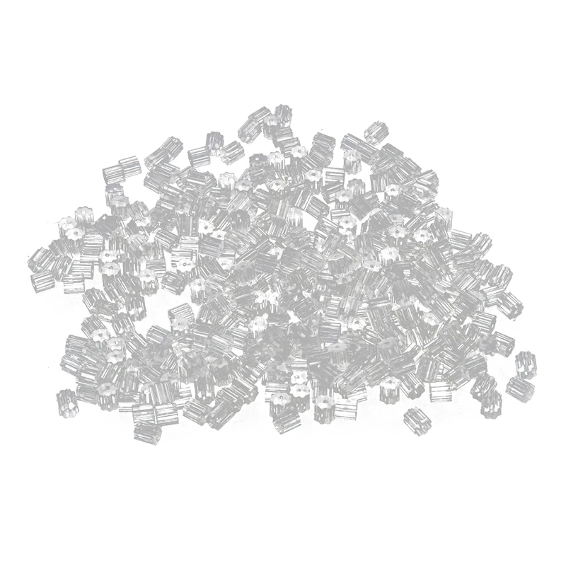 

500 pcs of PVC Earrings Fasteners shaped Cube