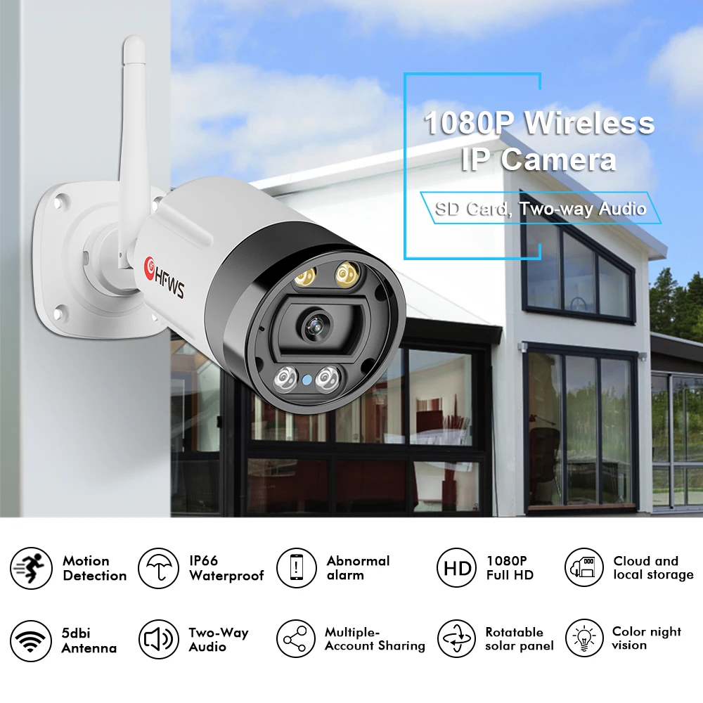 Ip камера видеонаблюдения hfwvision 1080P 2 МП с Wi Fi|Камеры видеонаблюдения| |
