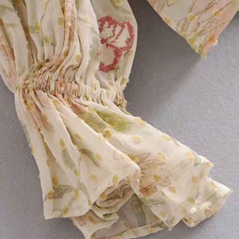 2019 мода галстук-бабочка с длинным рукавом Футболка кисточками Blusas Винтаж