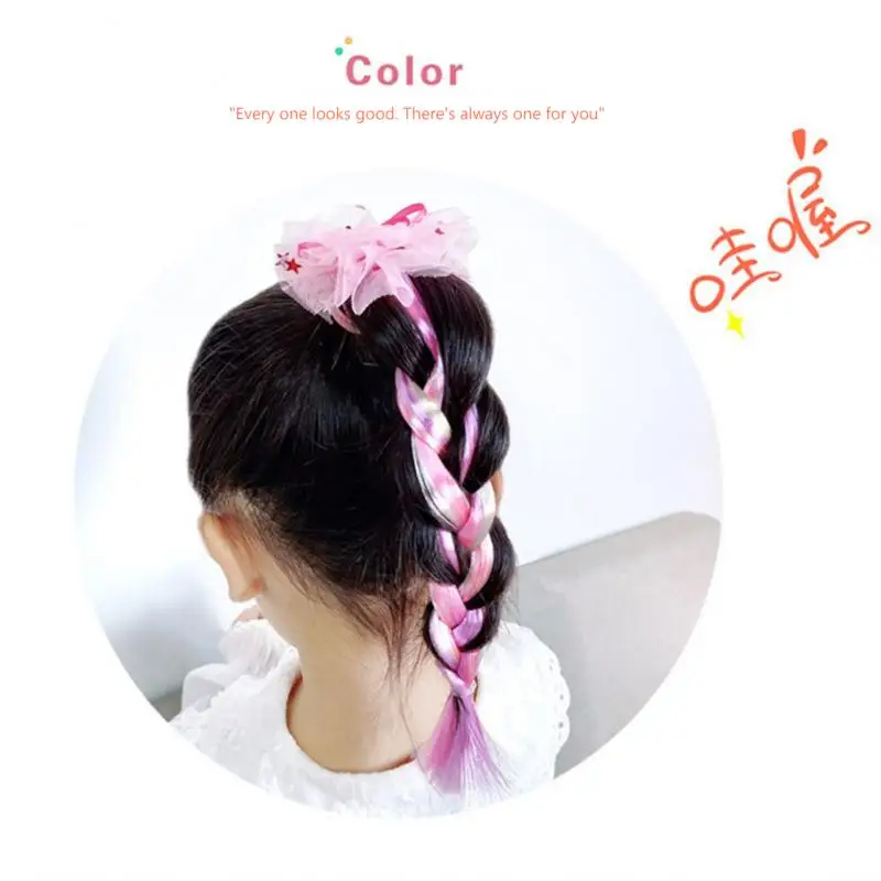 Детские подарки головной убор с бантом ярких цветов Детская эластичная повязка