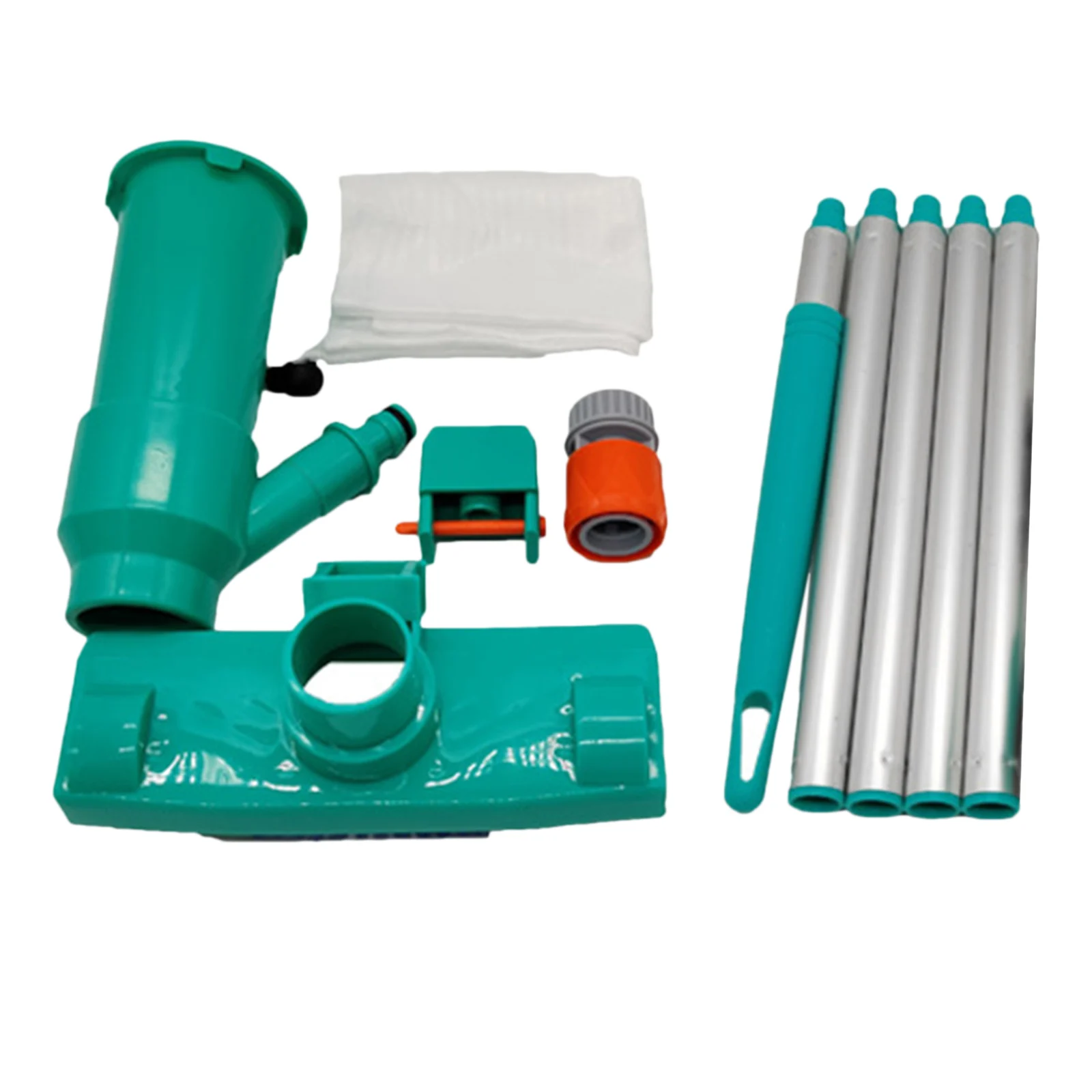 

Portable Pool Vacuum Jet Underwater Cleaner with Net 5-Section Pole for Spas
