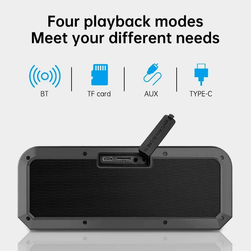 Фото Водонепроницаемый динамик Cyboris Smart IPX7 сабвуфер Портативный беспроводной Bluetooth 5 0 Водонепроницаемый динамик Cyboris Smart IPX7 сабвуфер Портативный беспроводной Bluetooth 5 0