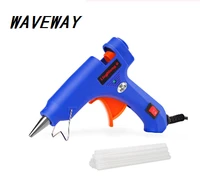 waveway professional high temp heater 20w hot glue gun repair heat tool with free 1pcs hot melt glue sticks