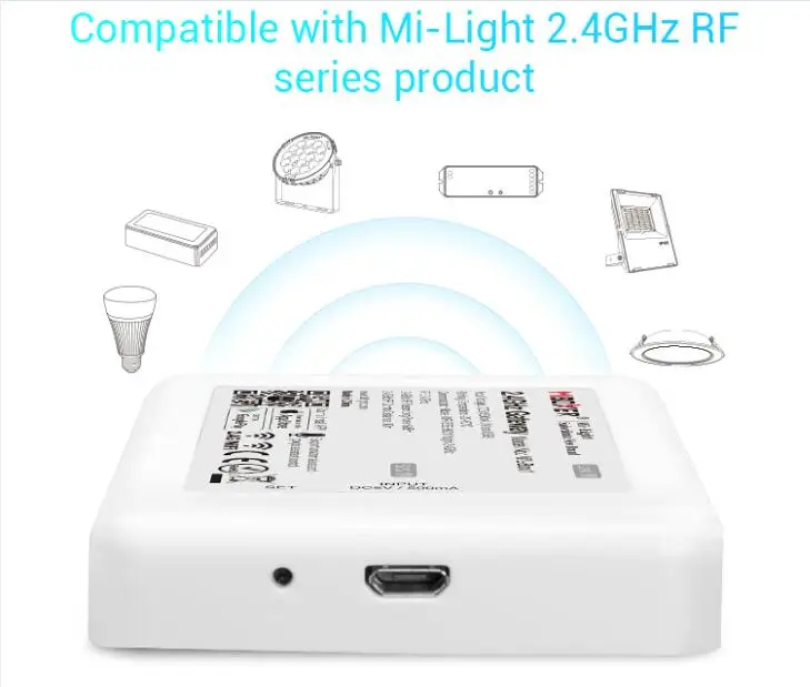 MiBoxer WiFi WL-Box1 светодиодный контроллер умный ночной Светильник 2,4G беспроводной WiFi RGB для Mi светильник RGBW WW светодиодный светильник полосы s