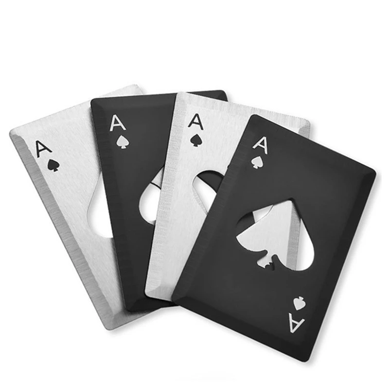 

New Creative Multifunctional Spades Playing Card Shape Bottle Opener Beer Bottle Opener Portable Pocket Tool