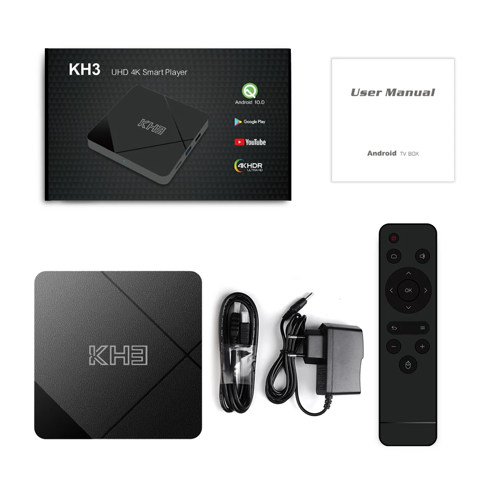 

2021 Mecool KH3 Android 10 TV Box 2GB RAM 16GB ROM Allwinner H313 Media Player 2.4G WiFi 4K HD Smart Set top Box vs X96 Mini