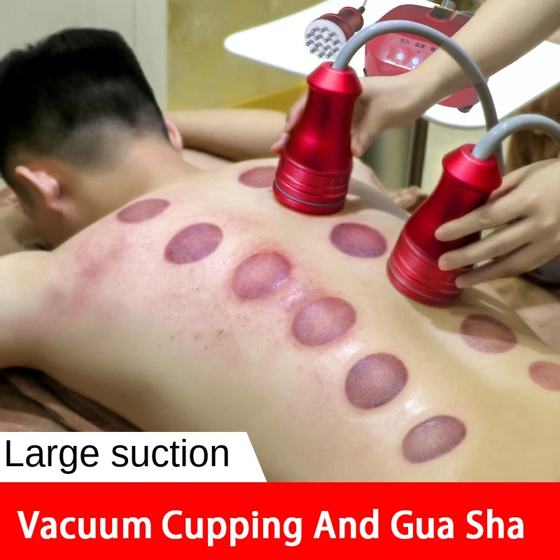 

Physiotherapy Electric Cupping Massage Meridian Dredge Body Cups Suction Jars Muscle Relax Gua Sha Machine Vacuum Back Scraping