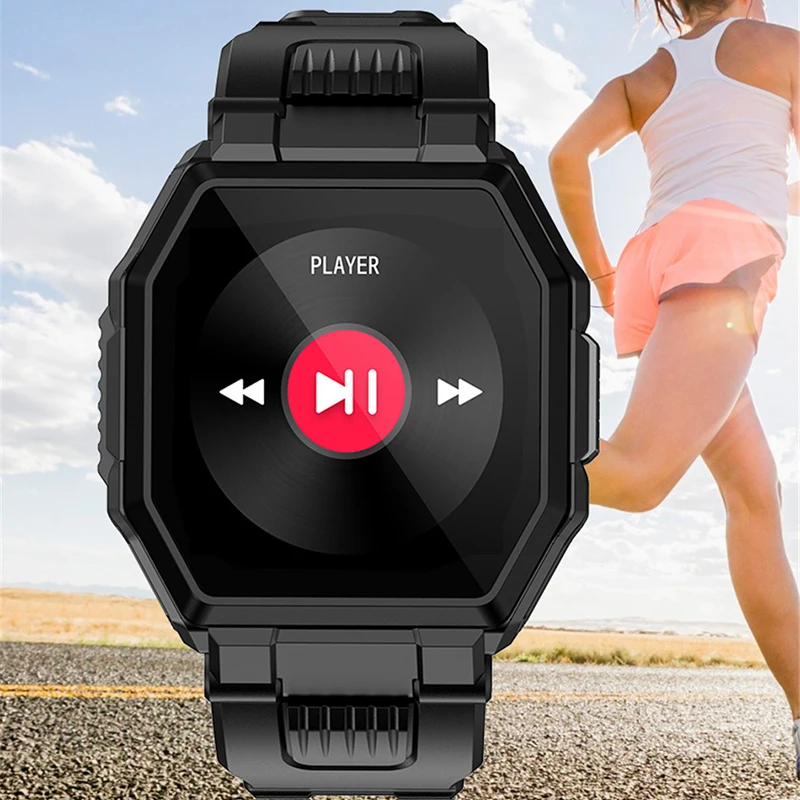 

Smart Watch Men 2021 Heart Rate Blood Pressure Monitoring Fitness Tracker IP67 Waterproof Sports Smartwatch Relogio Masculino
