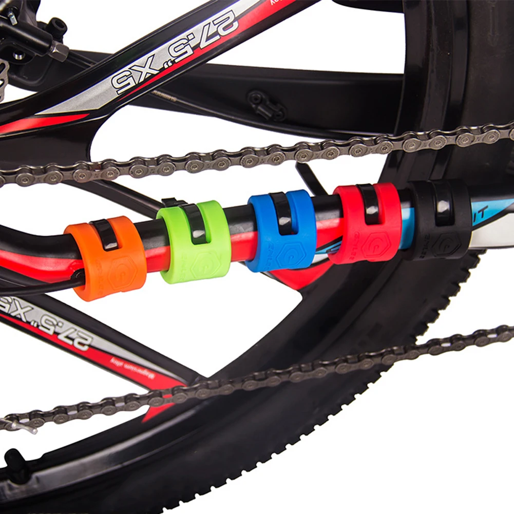

Bicycle Protective Gear Road Mountain Bike Frame Collision Rubber Protection Ring Guard Chain Protector Stickers Bike Accessory