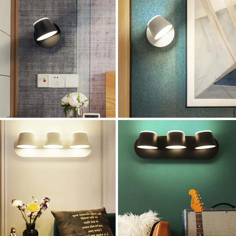 Исследование светодиодный настенный светильник с переключателем отель