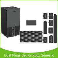 silicone dust plugs set anti dust for xbox series x console silicone dust proof dust plug set for xbox series s accessories