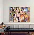 Крупногабаритный цвет граффити, создано Jolina и Энтони, украшение для дома