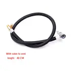 Надувная удлинительная трубка 40 см100 см, воздушный патрон, насос, зажим клапана, зажим, адаптер, Соединительная труба, автомобильный компрессор, шина