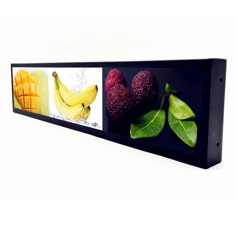 24 дюйма растягивается бар ЖК дисплей для контроля уровня сахара в крови с 1920*360 300