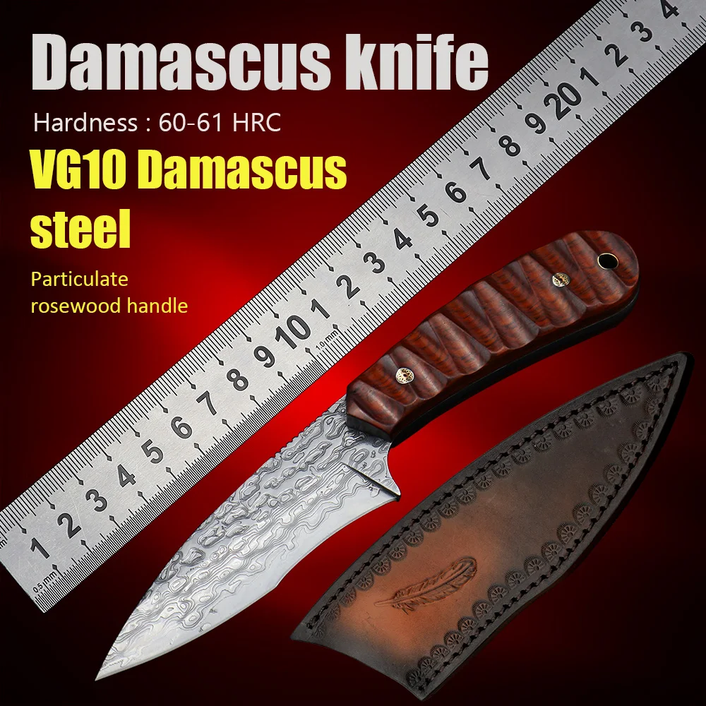 

Knives hunting knife survival damascus knife tactical military knife camping self defense weapons fixed blade knife combat knife