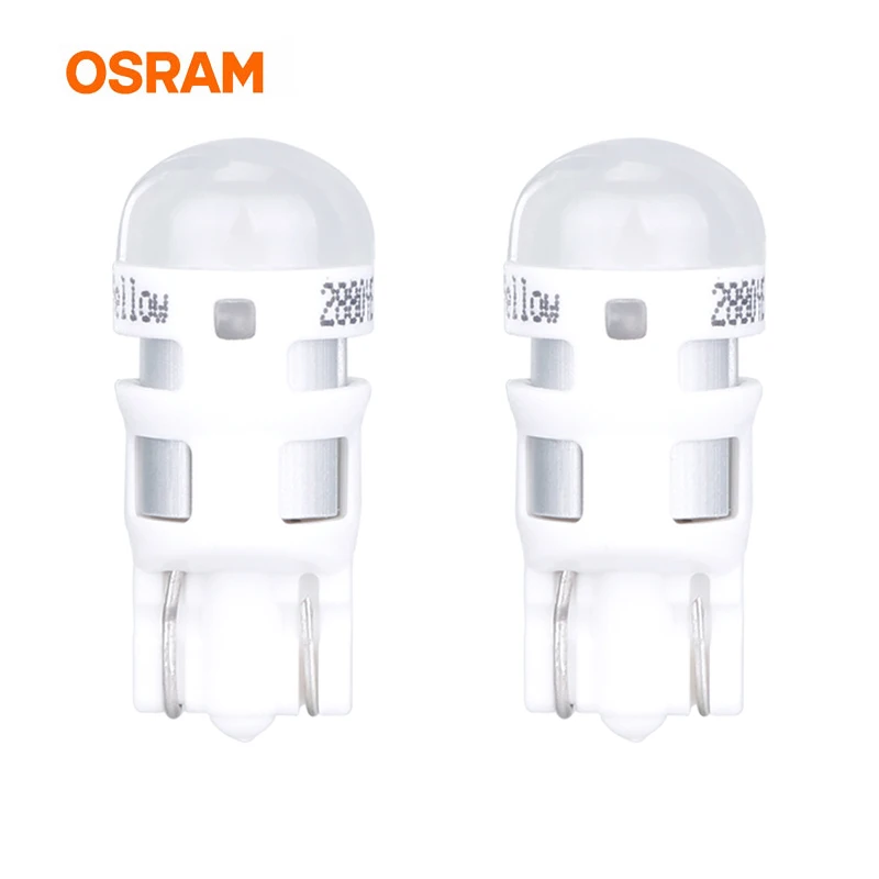 Лампа Ксеноновая OSRAM авто T10 светодиодный W5W лампы красный 194 168 светильник 2880R 12V