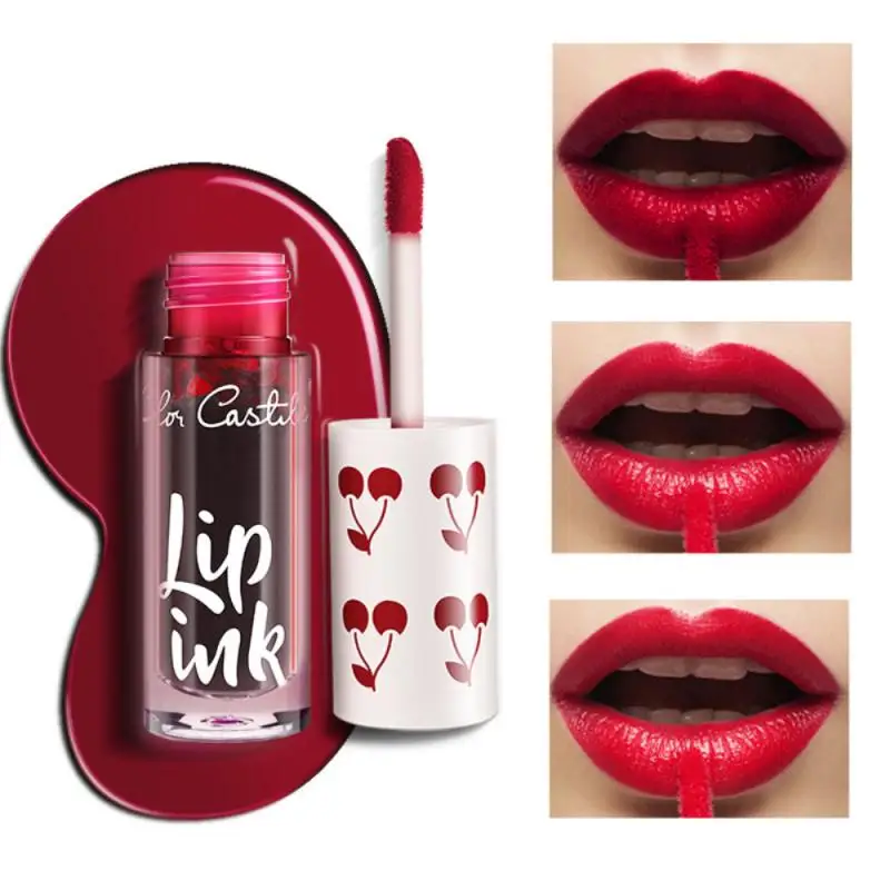 

3color Sexy Liquid Lipstick Set Matte Velvet Lip Gloss Milk Tea Bean Paste Lip Glaze Moisturize Long Lasting Lip Tint Cosmetic