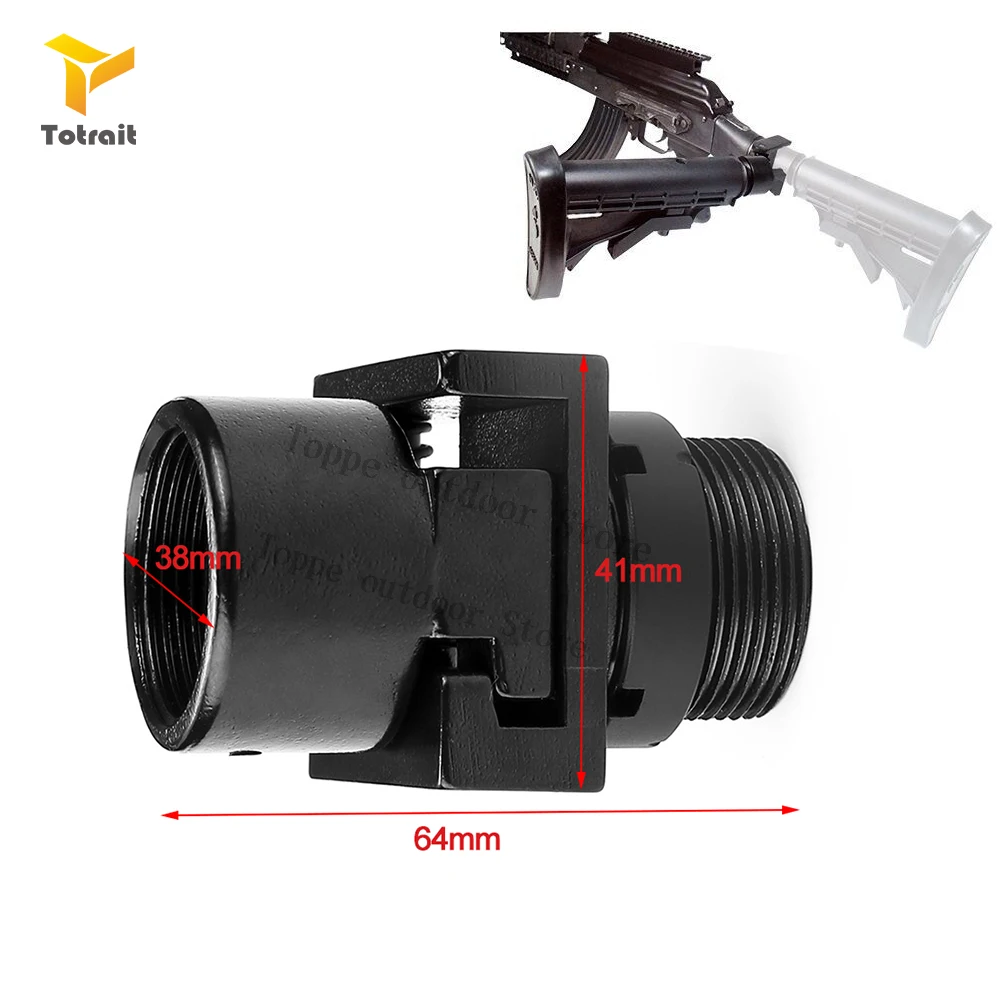 TOtrait Тактический AK складывающиеся приклад адаптер Крепление подходит для AR15 АКС