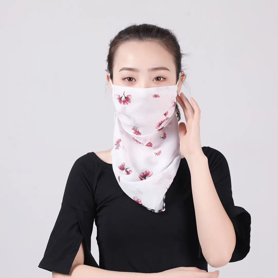 2020 Защита от солнца предотвратить шифон подвески для ушей половина уход за кожей