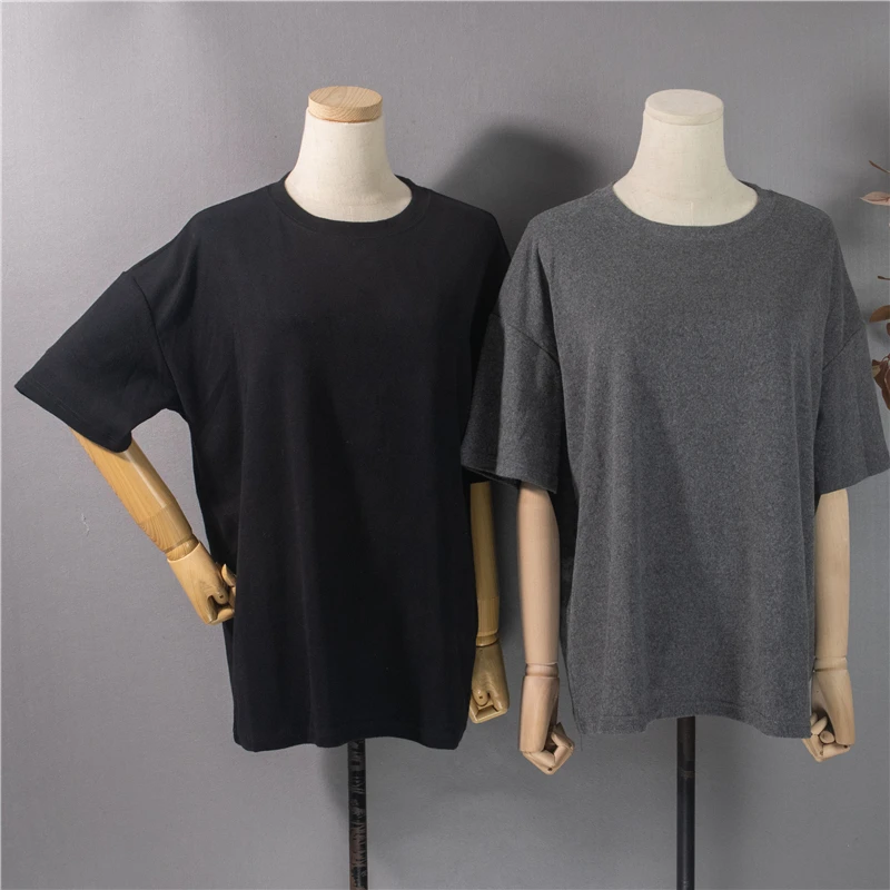 

Real shot new! 2021 spring new multi-color solid color short-sleeved T-shirt loose and versatile pure cotton simple T-shirt