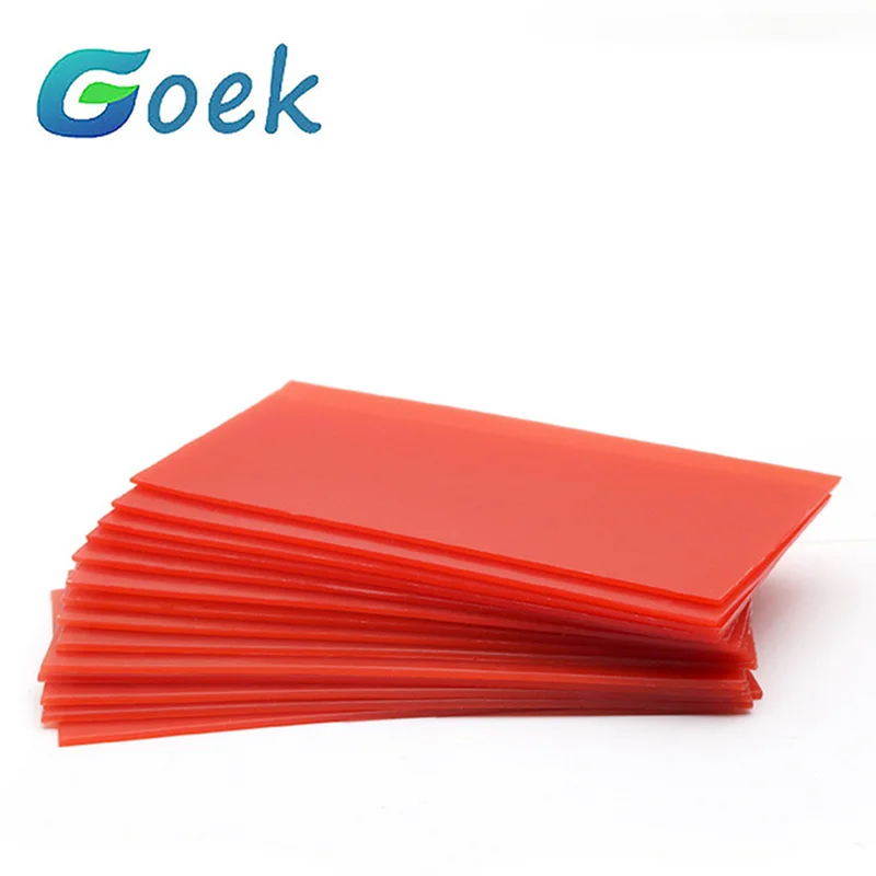 

250g/box Dental Lab Material Base Plate Red Dental Wax 18/15pcs 1.5/1.3mm Dentist Auxiliary Material For Dental Lab