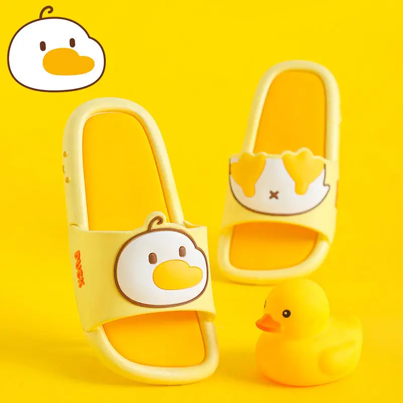 

Children Slippers For Girls Summer Kids Beach Shoes Non-slip Cute DuckSoft Indoor Bathroom Sandals