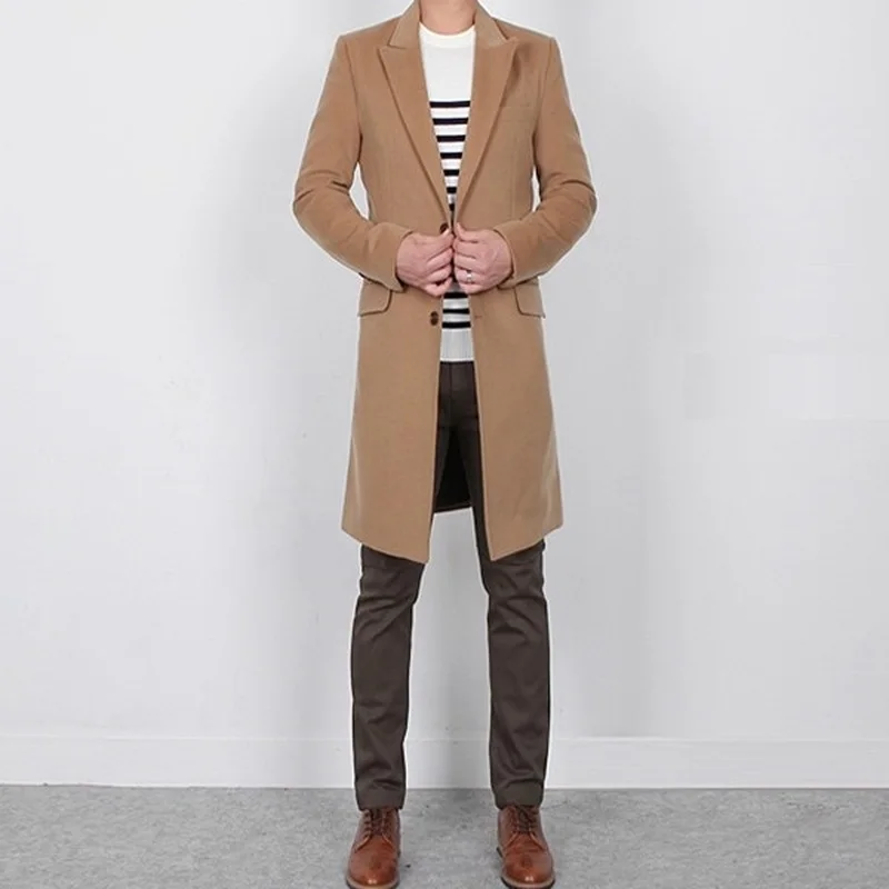 ZOGAA зимняя модная мужская ветровка деловые пальто повседневные мужские осенние