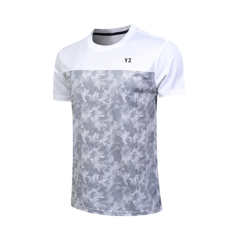 Одежда для бадминтона мужчин и женщин дышащая футболка Топы быстросохнущая