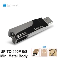 stmagic ssd usb flash drive usb3 1 high speed 440mbs 64gb 128gb 256gb pendrive mini metal solid state drive memory stick