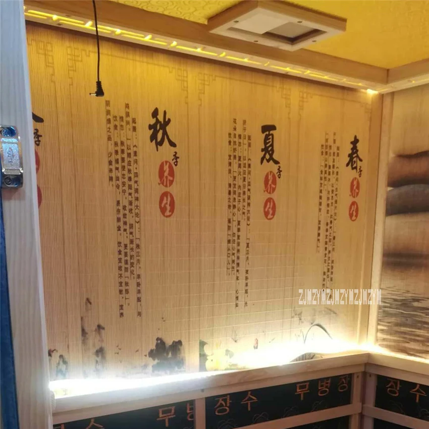 Goedkoop 4-Persoon Sauna Dampende Kamer Home Houten Sauna Commerciële Stomen Kamer Droge Sauna Kamer 220V 2800W 18-65 Graden