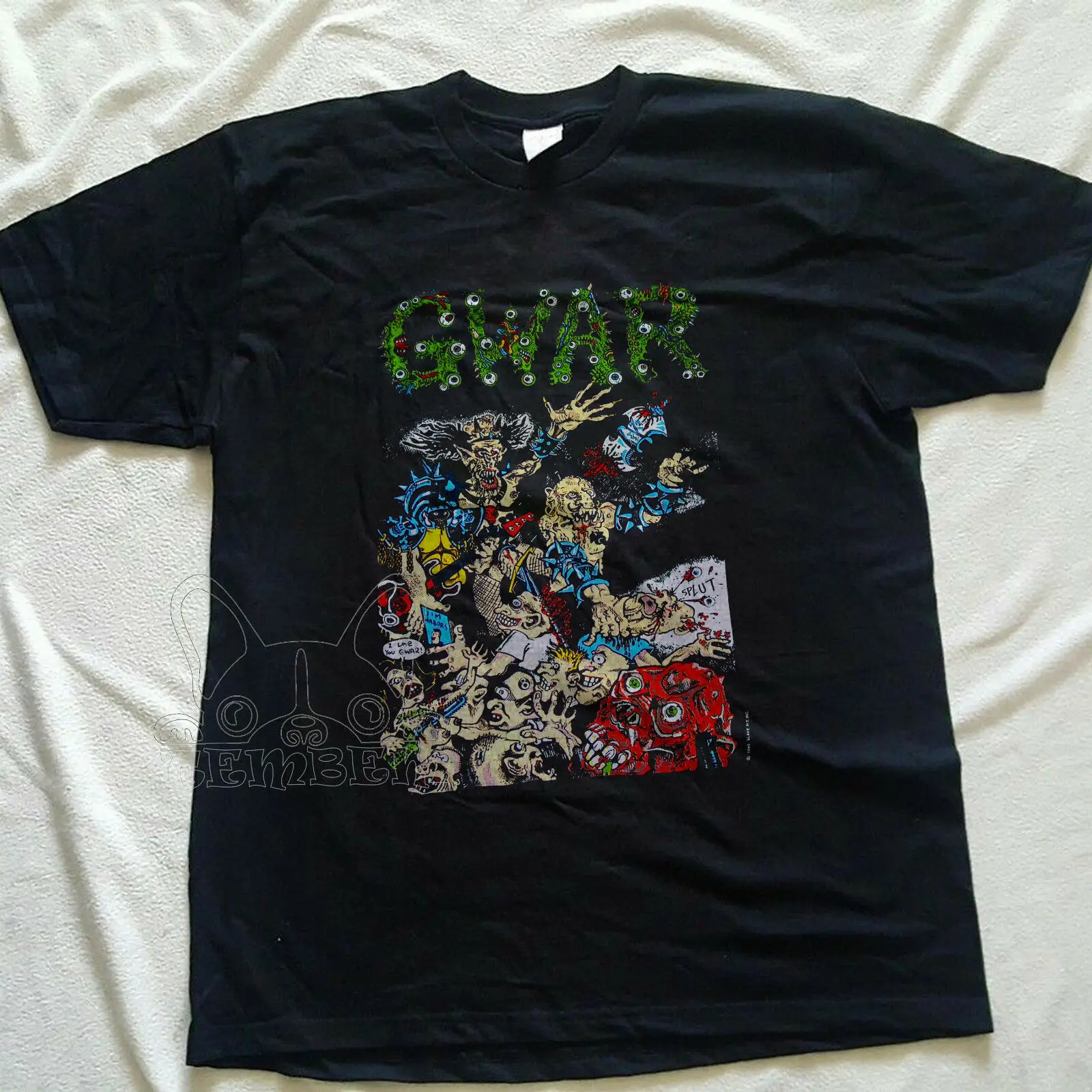 Винтажная рубашка Gwar терроризатор Morgoth Death Obituary Tour 1990 Reprint S Xxl | Мужская одежда