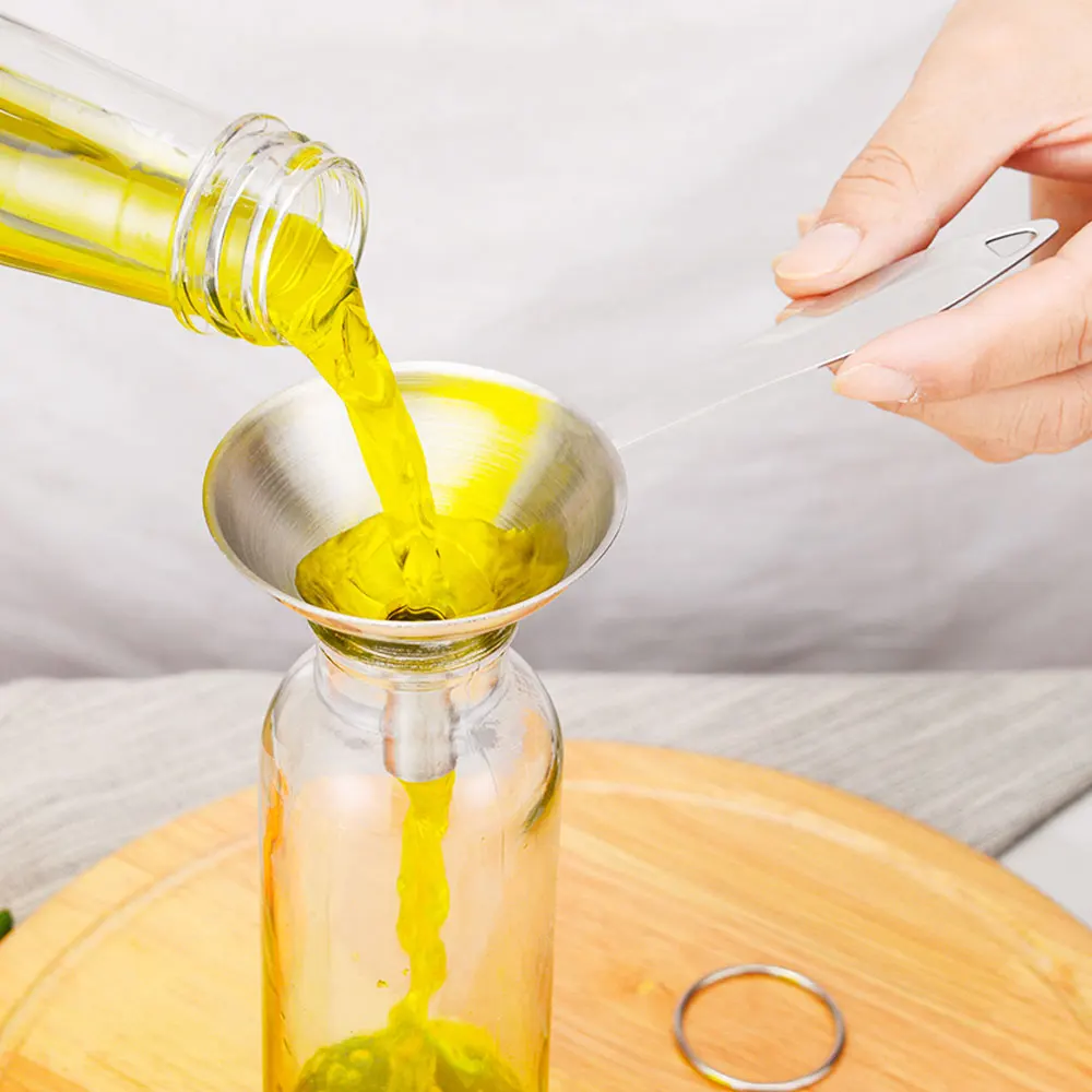 3 шт./компл. Воронка Из Нержавеющей Стали с удобной длинной ручкой отлично