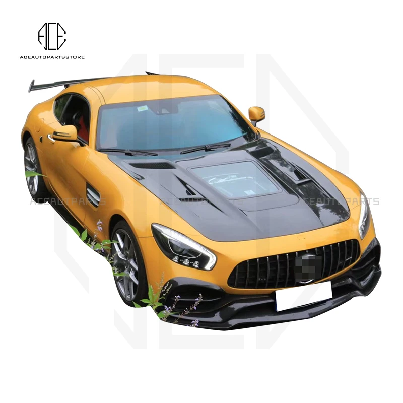 Комплект из углеродного волокна для тюнинга кузова Mercedes Benz AMG GT заднее крыло