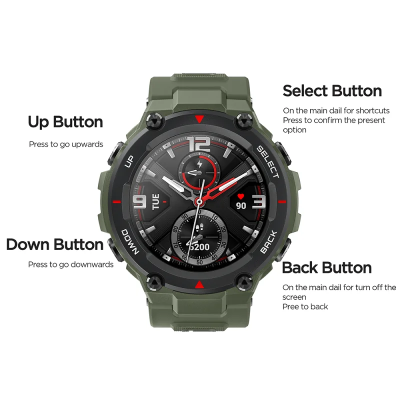 Amazfit T Rex rex глобальная Версия смарт часов 20 дней Срок службы батареи GPS 14