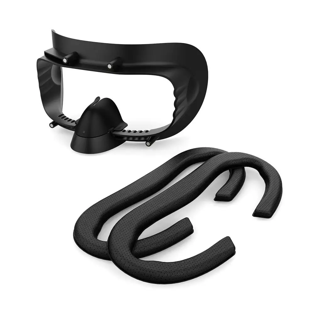 Soporte de interfaz Facial para HP Reverb G2 VR, almohadillas de espuma de repuesto para auriculares, Accesorios Negros, cubierta de cuero VR