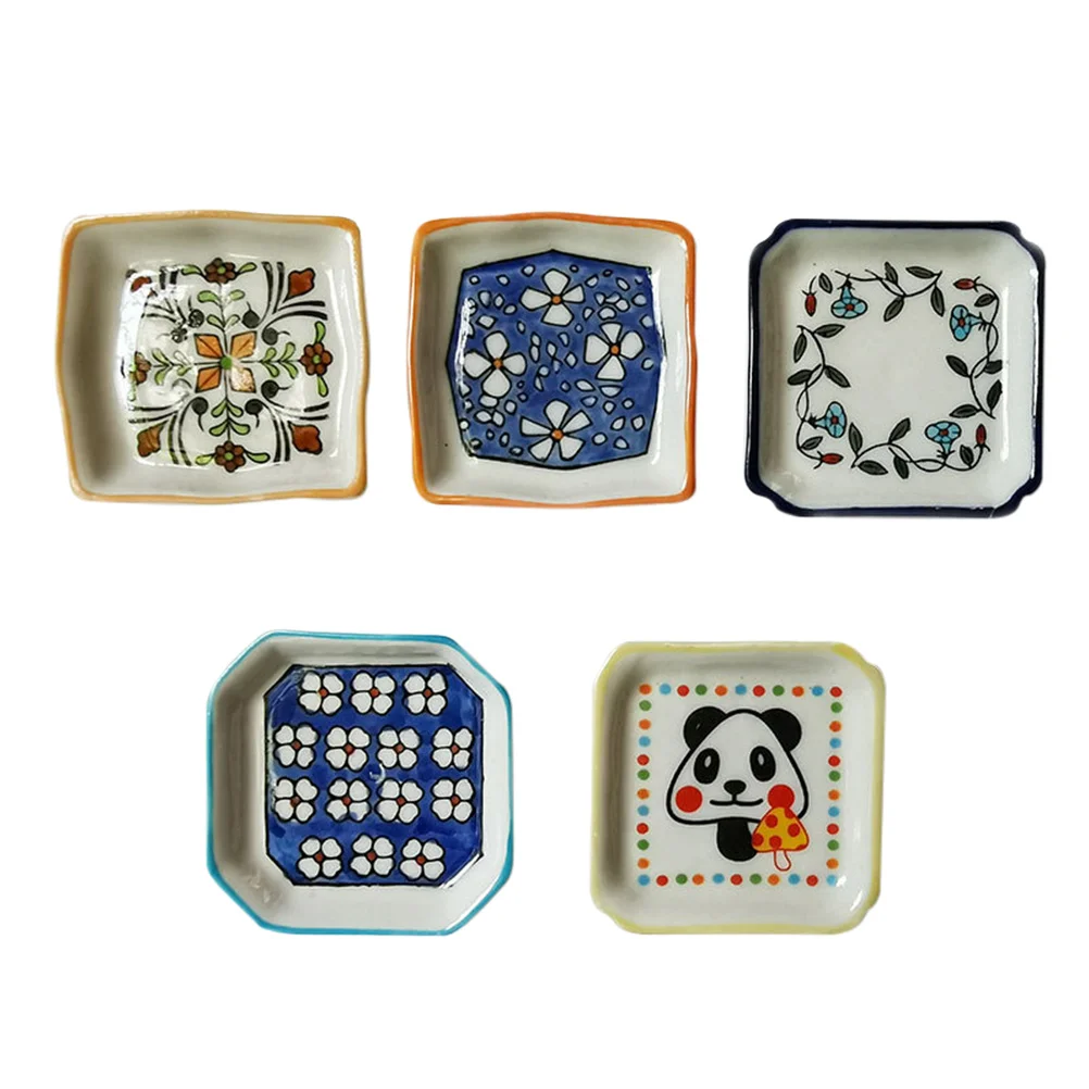 

5pcs Educational Cutlery Toys Children Simulate Feeding Toys Vivid Mini Dish