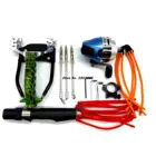 Рогатка для охоты и рыбы, профессиональная, Мощная Рогатка, инструменты для кемпинга, высокоскоростная Рогатка, лук для ловли рыбы