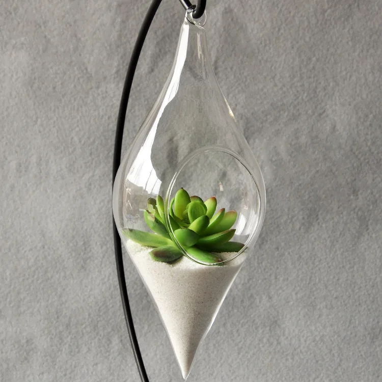 Подвесная стеклянная ваза подвесной Террариум креативный растительный цветок