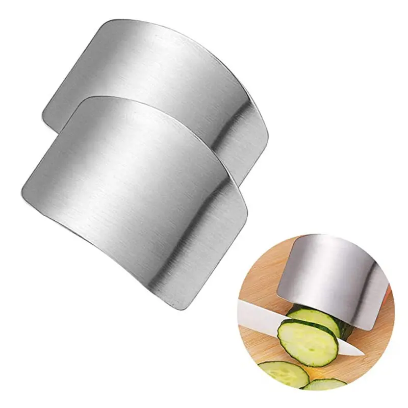 

Stainless Steel Finger Guard Finger Hand Cut Hand Protector Knife Cut Finger Protection Tool Kitchen Cooking Knives Accessories