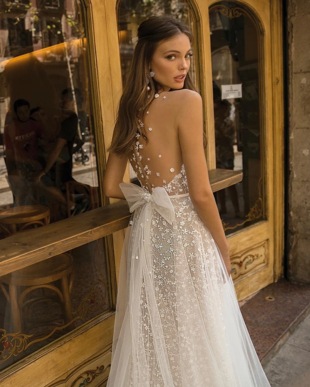Vivian's Bridal Необычные кружевные аппликации летнее пляжное свадебное платье Милая