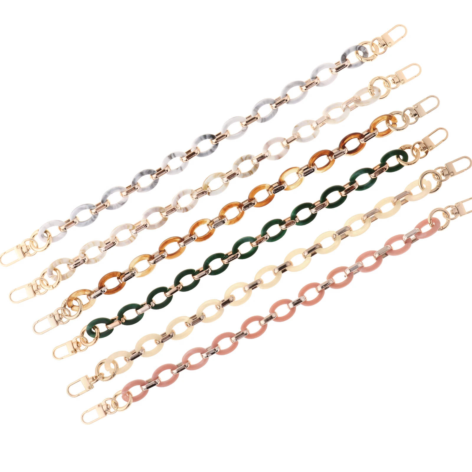 Цепочка клатч женская из акриловой смолы модный аксессуар для нежных сумок