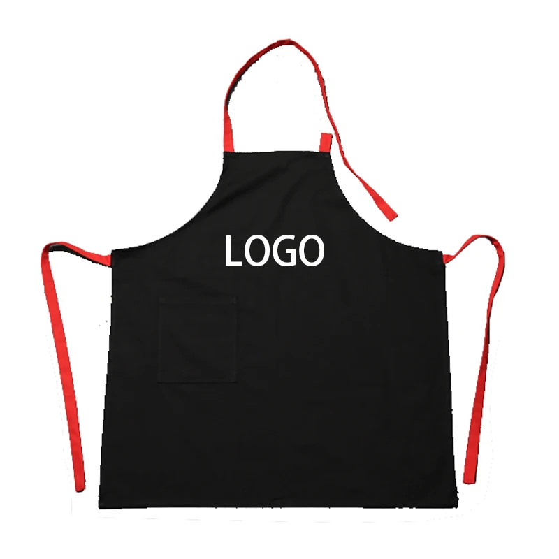 

Cotton Canvas Apron Kitchen Work Clothes Restaurant Coffee Nail Milk Tea Shop