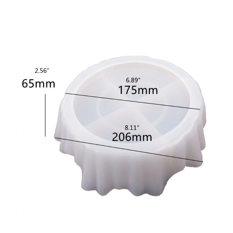 

Irregular Flower Pot Shelf Tray Epoxy Resin Mold Storage Box Silicone Mould DIY Crafts Jewelry Contanier Decorations Casting Too