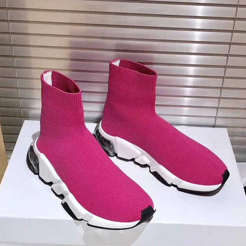 

2021 Men Running Shoes For Female Lovers Sneakers Casual Fashion Ladies Brand Luxury Favourite Male Athletic Knitting