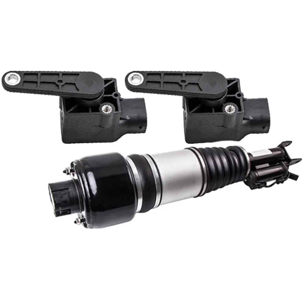 

1x Front Right Air Suspension Strut Damper +2x Level Sensor For Mercedes Benz E-Class W211 E320 E350 E500 E550 CLK C208 C209