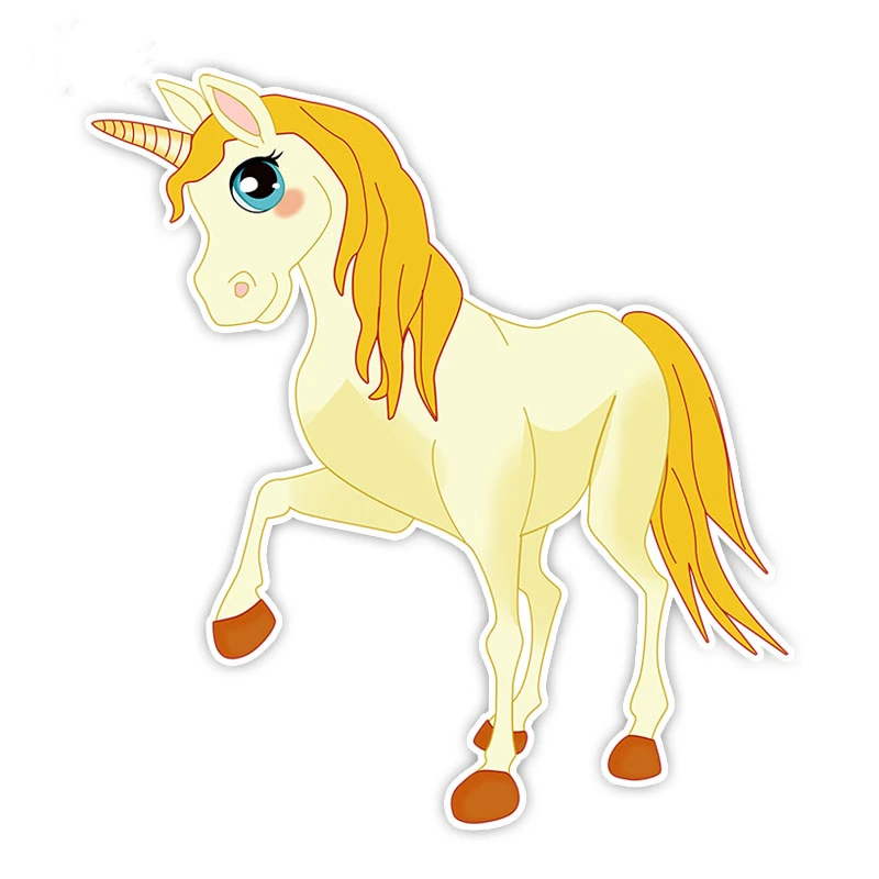 

Креативные и фантастические цветные наклейки на автомобиль в виде единорога из ПВХ, модные забавные наклейки на окна автомобиля, изысканны...