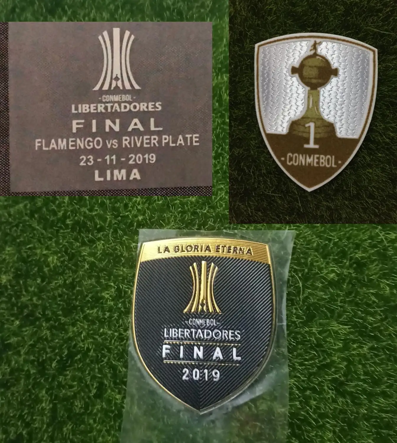 Flamengo USE FINAL COPA LIBERTADORES матча деталей Фламенго против Ривер Плейт полный sponosd Печать Патч - Цвет: Flamengo USE