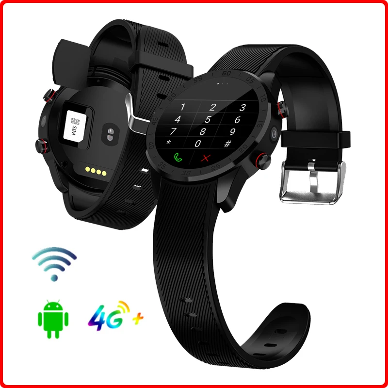 

Смарт-часы для мужчин 4G GPS WIFI SIM телефон вызов браслет Android7.10 наручные часы Спорт Bluetooth фитнес монитор сердечного ритма смарт часы
