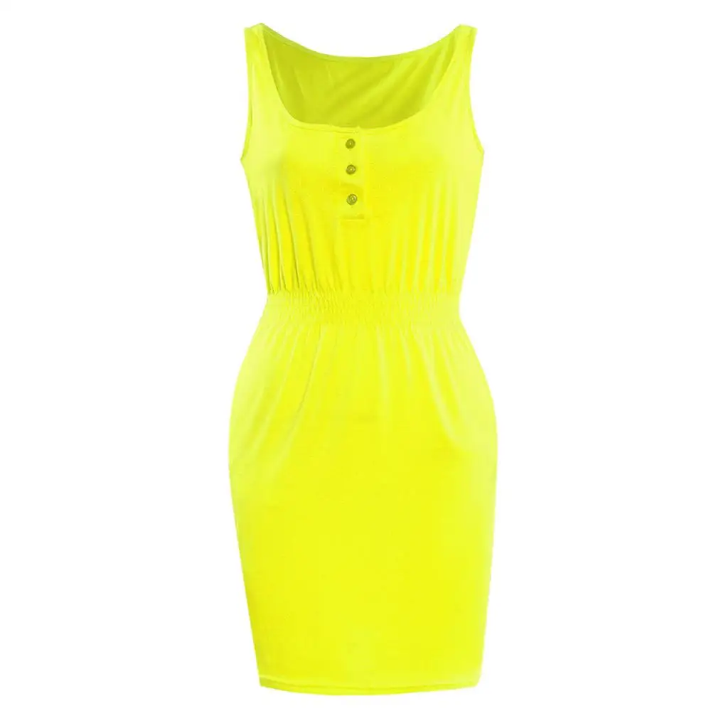 Женское облегающее мини-платье в стиле бохо Повседневное платье ярких цветов